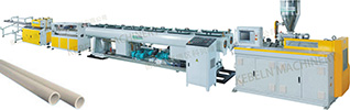 PVC double pipes extrusion line